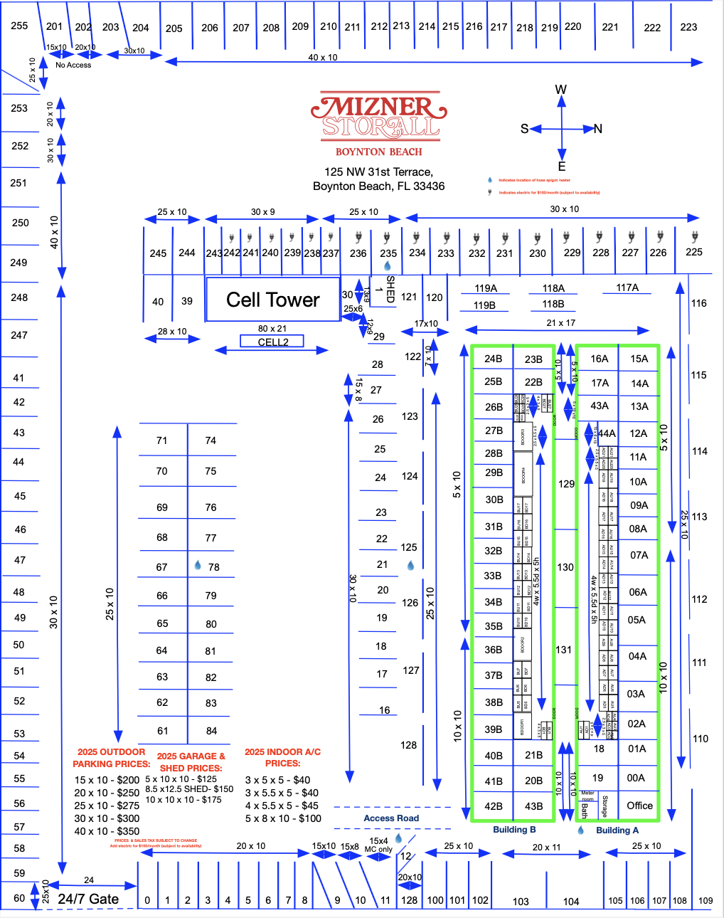 Mizner Storall Boynton Beach 2025 Site Map & Pricing 